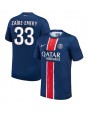 Billige Paris Saint-Germain Warren Zaire-Emery #33 Hjemmedrakt 2024-25 Kortermet